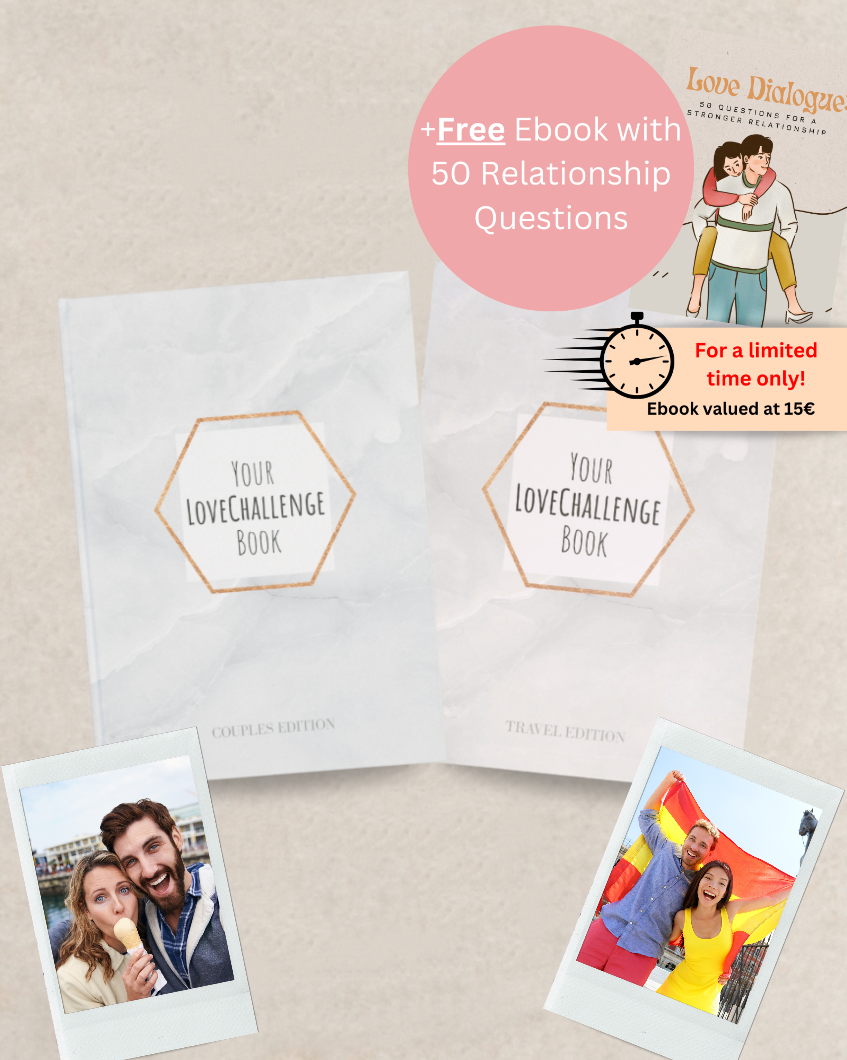 Couple Bundle - (Couple + Travel Edition + free Love Dialogue E-Book)